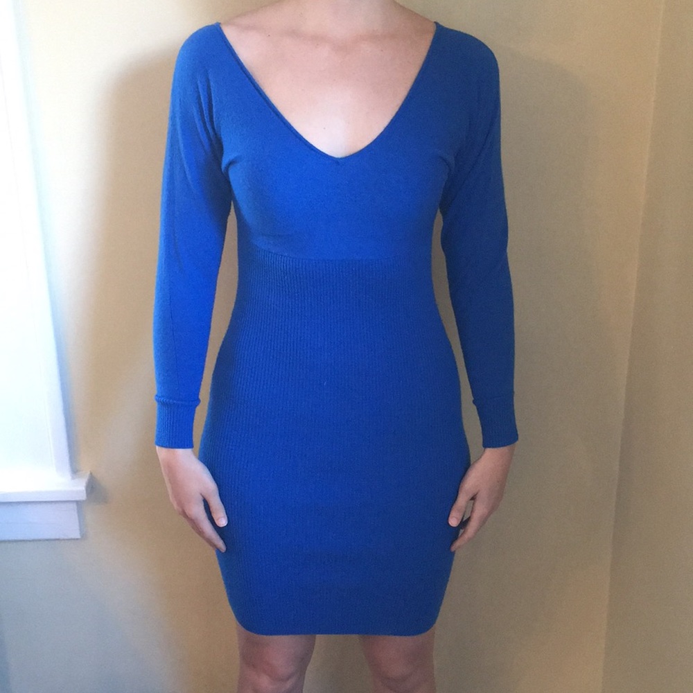 Blue BETSY Johnson sweater dress